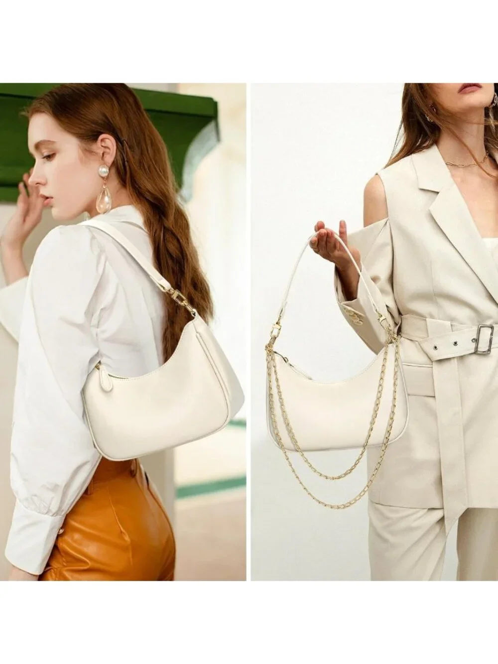 Cute Hobo Shoulder Bag for Women | Retro Underarm Tote Purse & Handbag